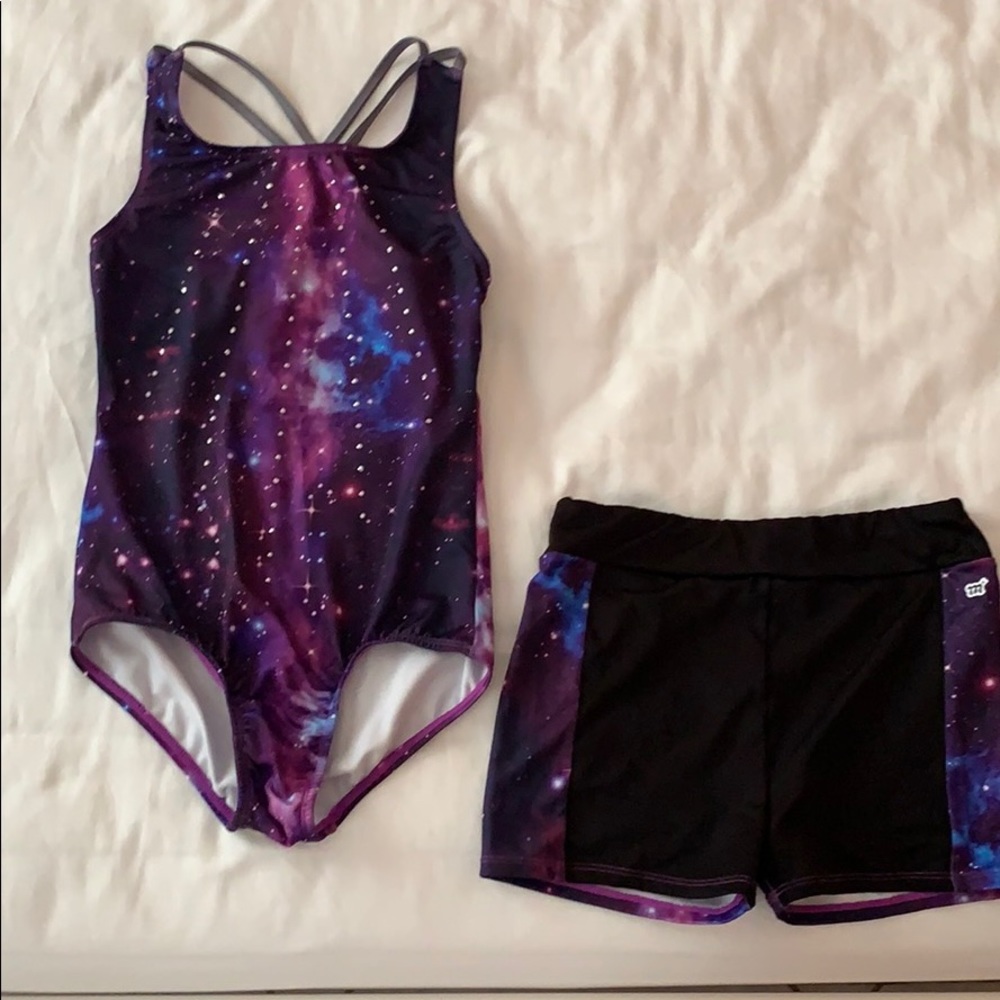 Gymnastics leotard set